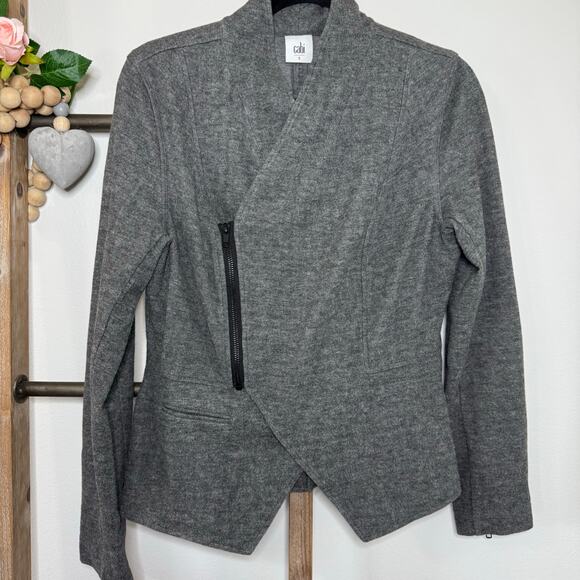 Cabi Style 3556 Rebel Long Sleeve Gray Jacket‎ Size Small - Picture 2 of 9